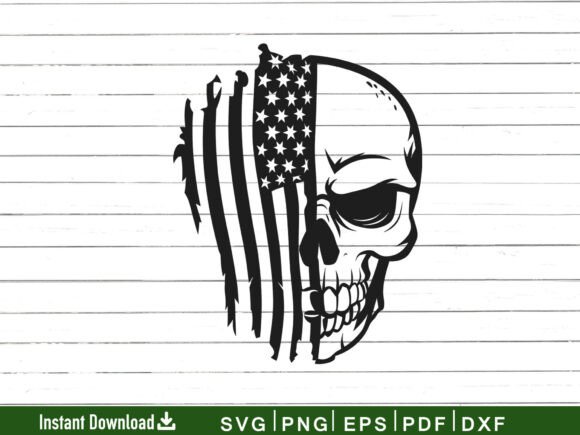 Download USA Veteran Skull Svg File, Cutting File - Skull svg Collection