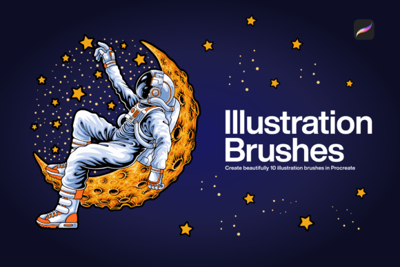 Download 10 Illustration Brushes Procreate - Illustration brushes Collection